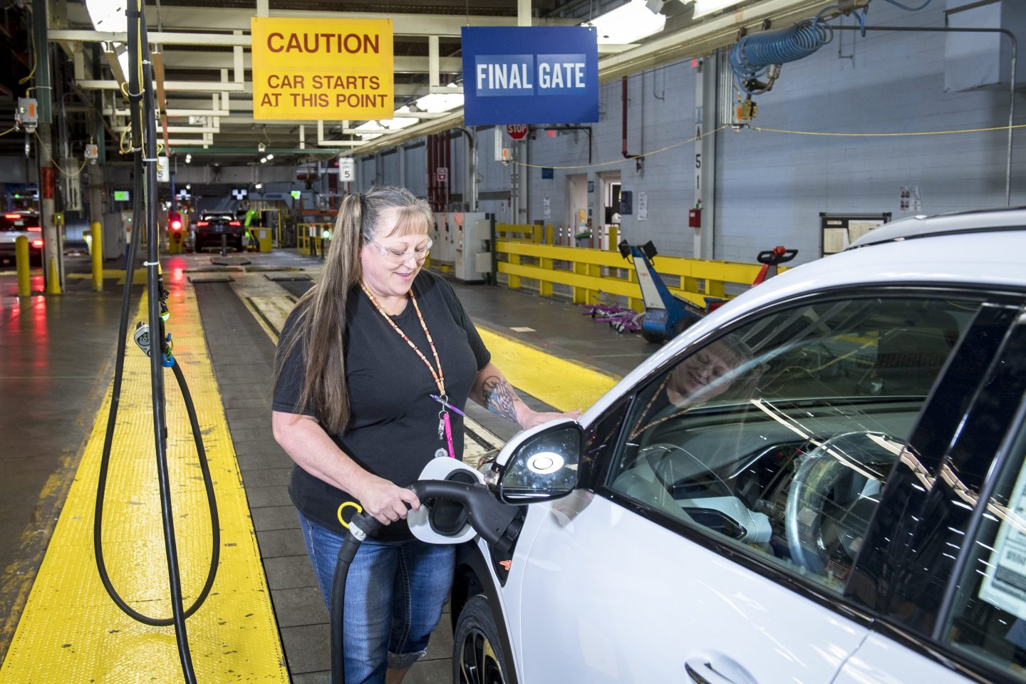 Employee at a General Motors facility