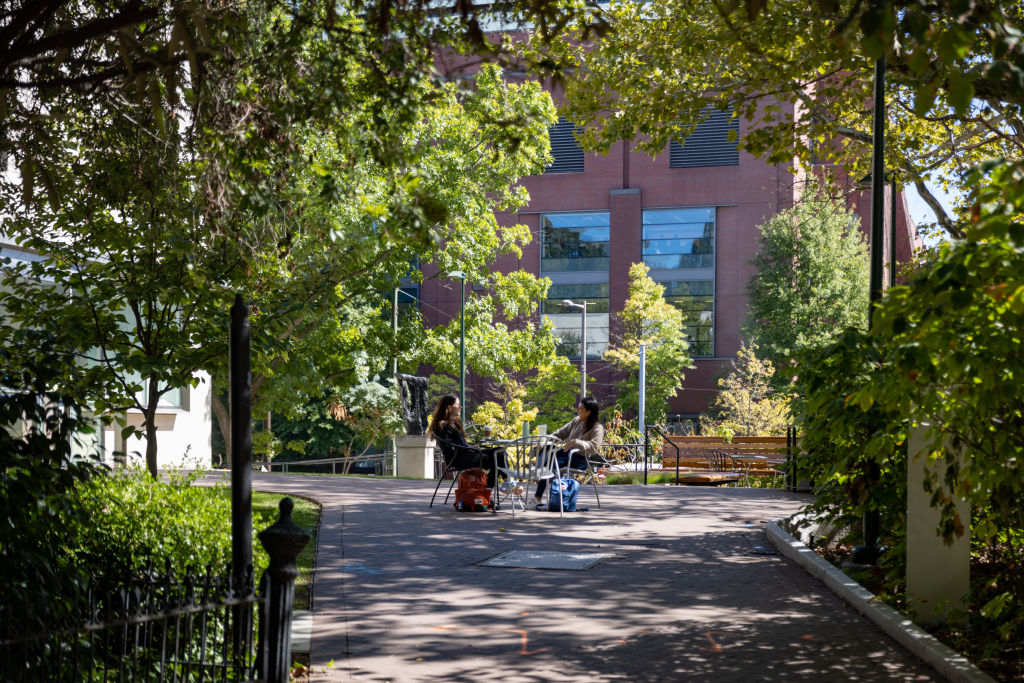 Students at the University of Pennsylvania in Philadelphia, Pennsylvania, as seen in September 2022. (Photographer: Hannah Beier—Bloomberg/Getty Images)