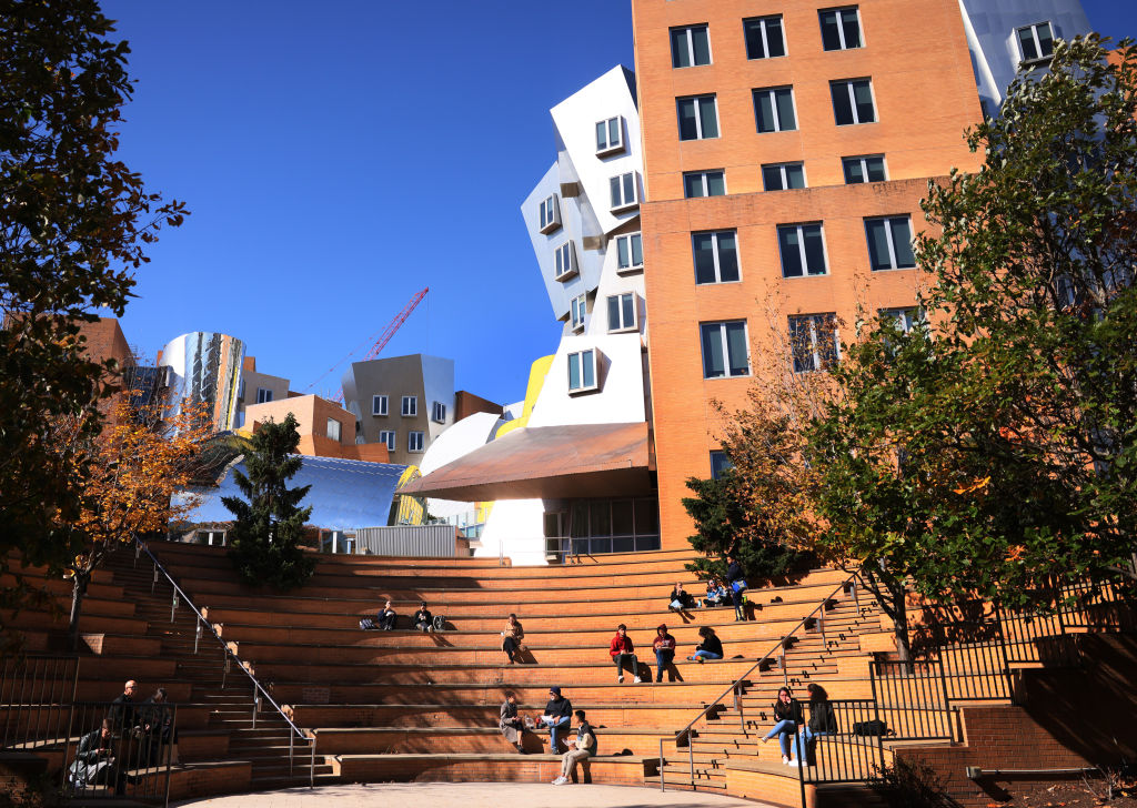 On campus at MIT, October 2022. (Photo by Jessica Rinaldi—The Boston Globe/Getty Images)