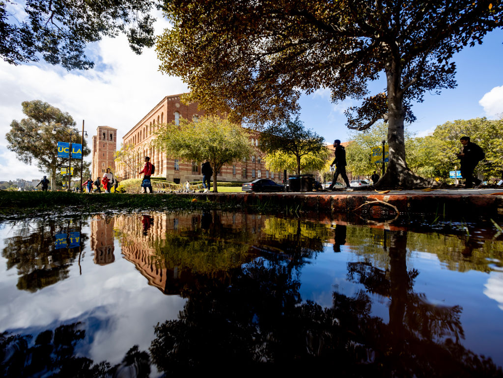 At UCLA in February 2023. (Allen J. Schaben—Los Angeles Times/Getty Images)