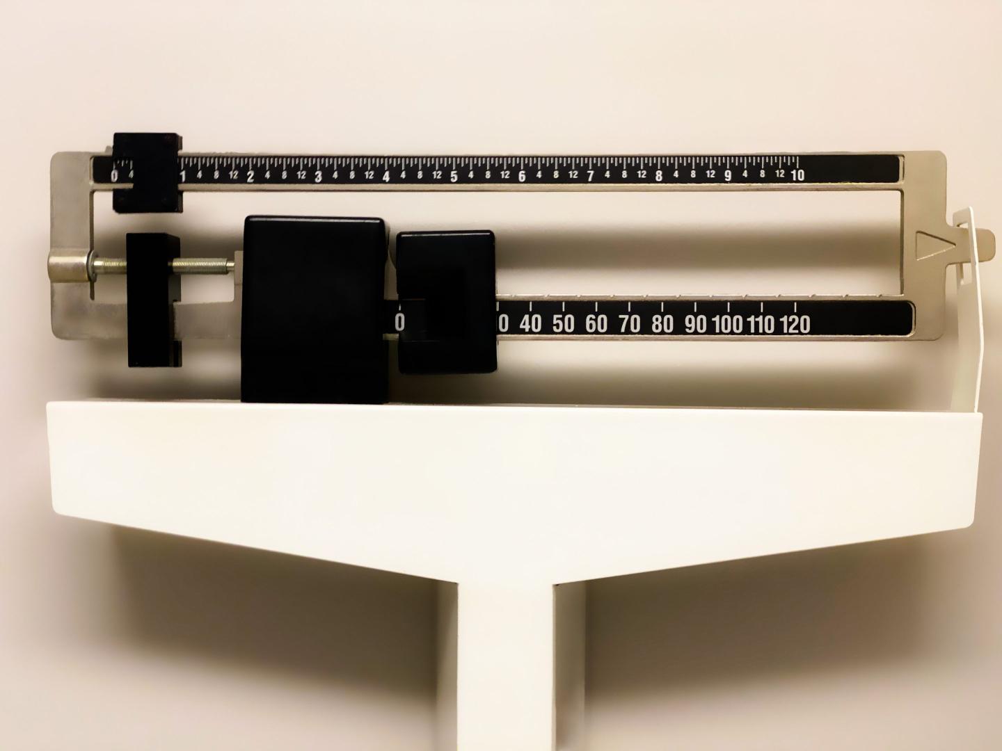doctor's scale.