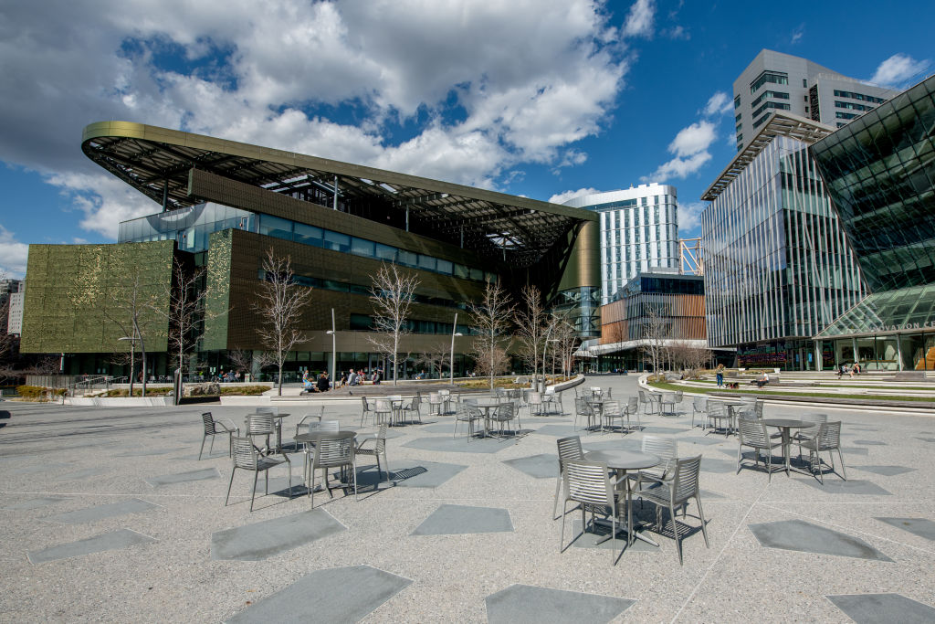 A view of the Cornell Tech Campus at Roosevelt Island in New York City, as seen in March 2021. (Photo by Roy Rochlin/Getty Images)