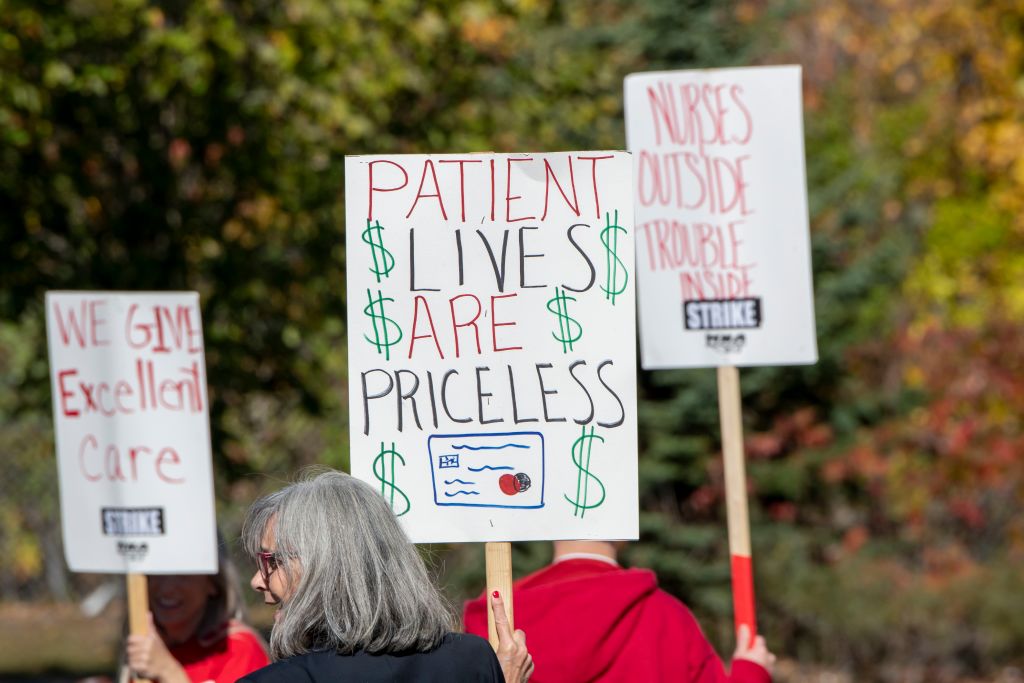 Nurses in Minnesota strike for better working conditions and pay.