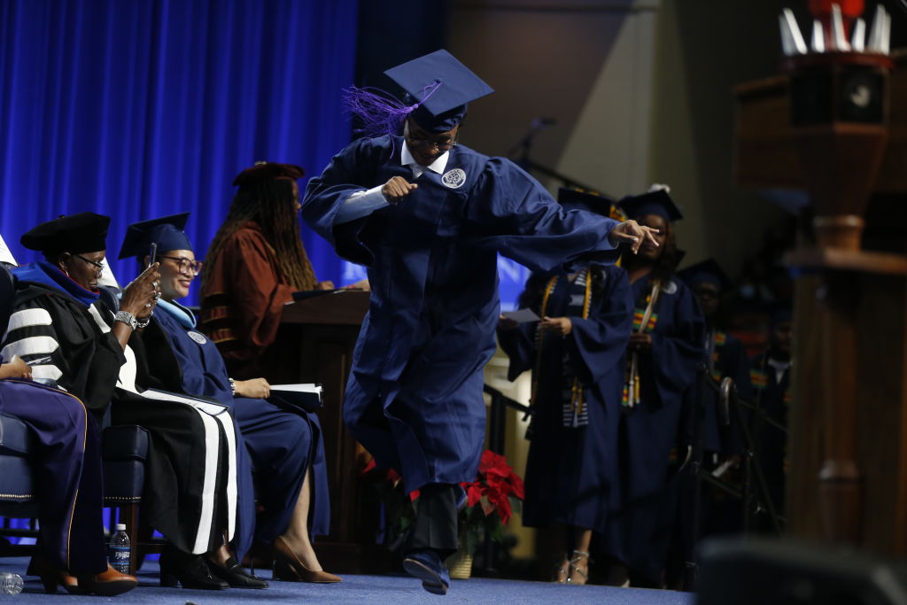Jackson State University's Fall 2022 commencement, as seen in December 2022. (Photo by Aron Smith—JSU University Communications/Jackson State University/Getty Images)