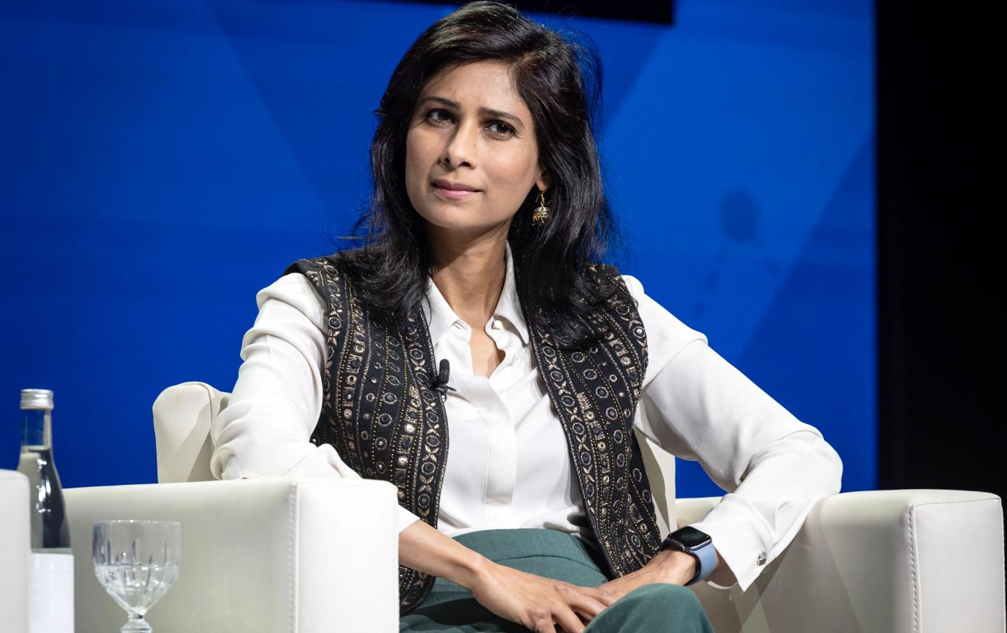 Gita Gopinath warned the global economy risked losing up to $7 trillion in the event of a new Cold War.