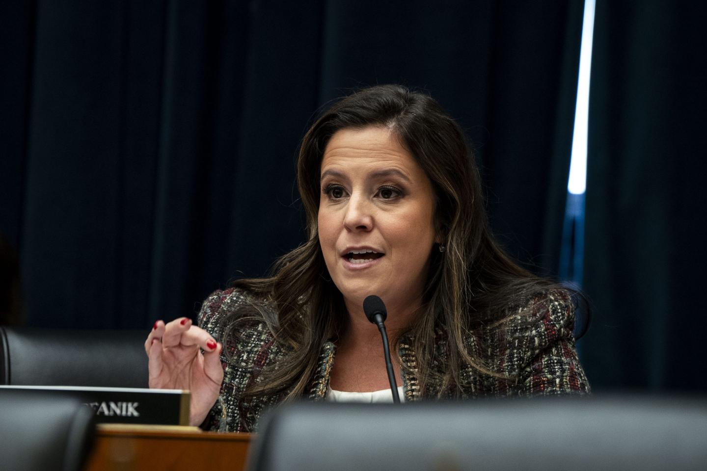 Rep. Elise Stefanik (R-NY) is among the lawmakers calling for the ouster of three university leaders. 