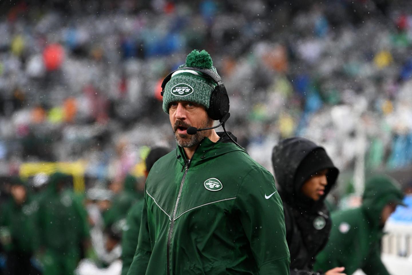 New York Jets quarterback Aaron Rodgers