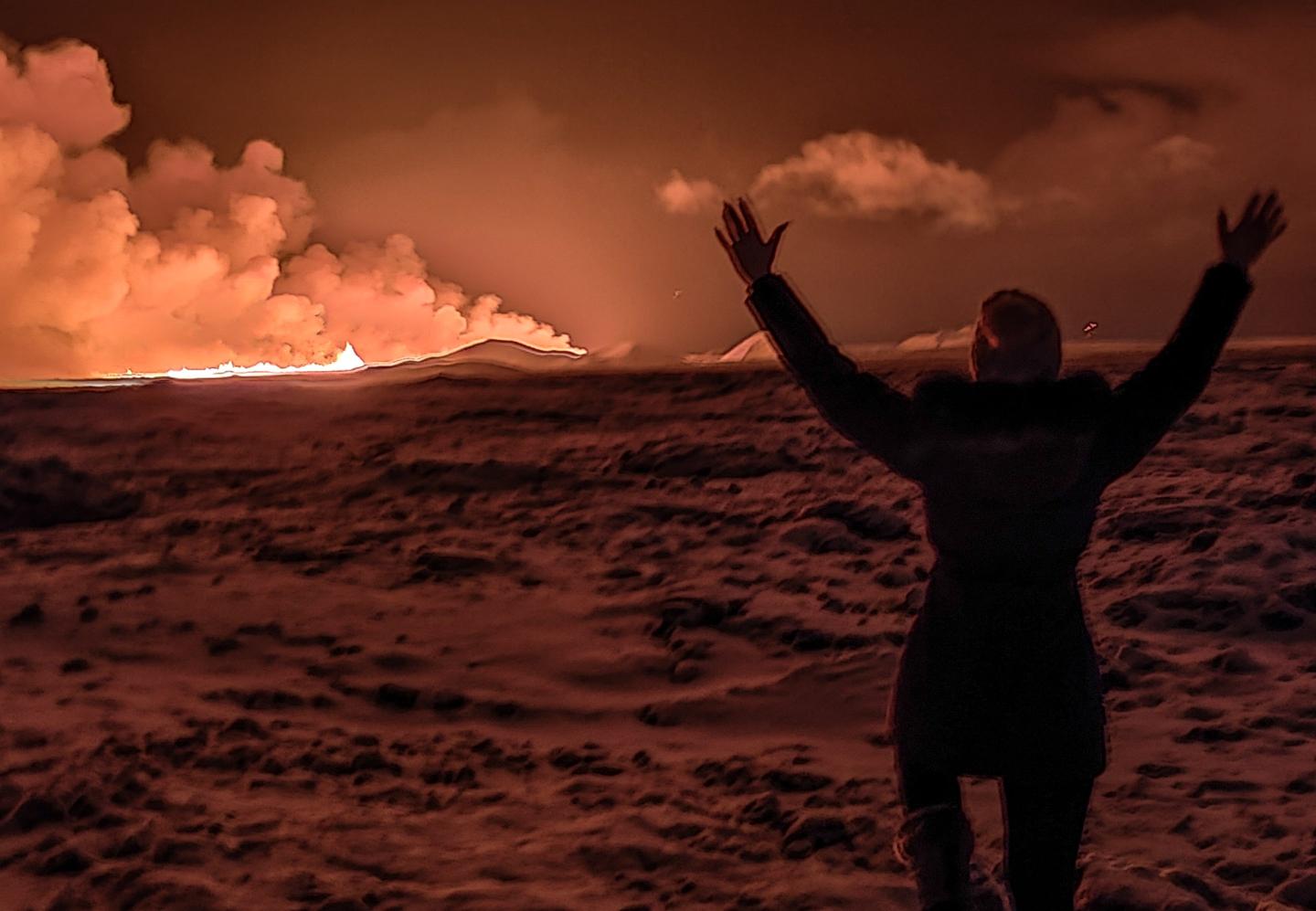 A volcano just erupted in Iceland that’s threatening the country’s prime tourist attraction—the spectacular Blue Lagoon