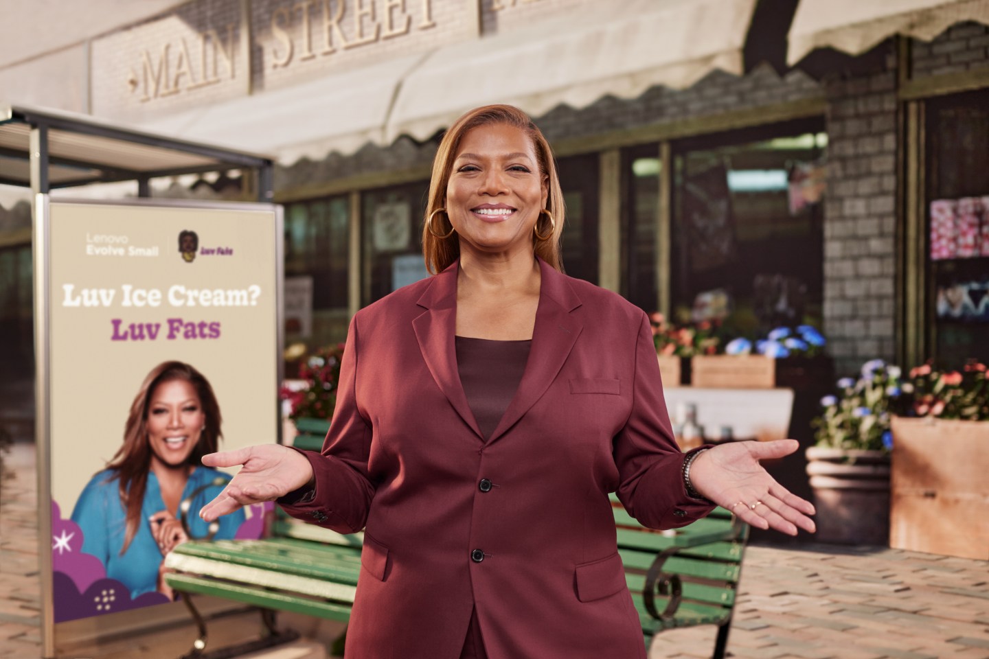 Queen Latifah is the latest spokesperson for small businesses.