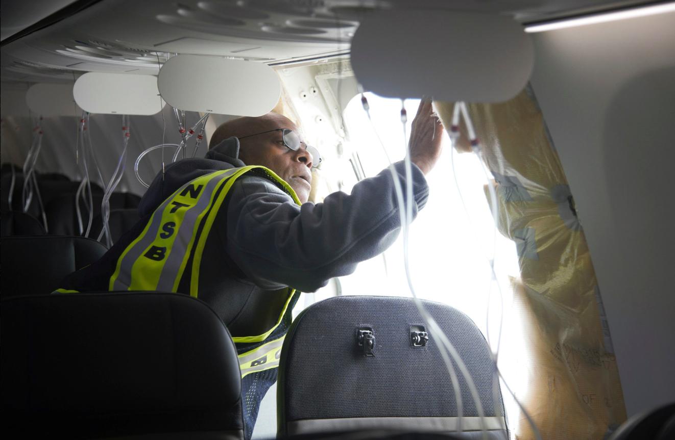 Boeing 737 Max jet that suffered inflight blowout was on restricted duty because of worries over a warning light