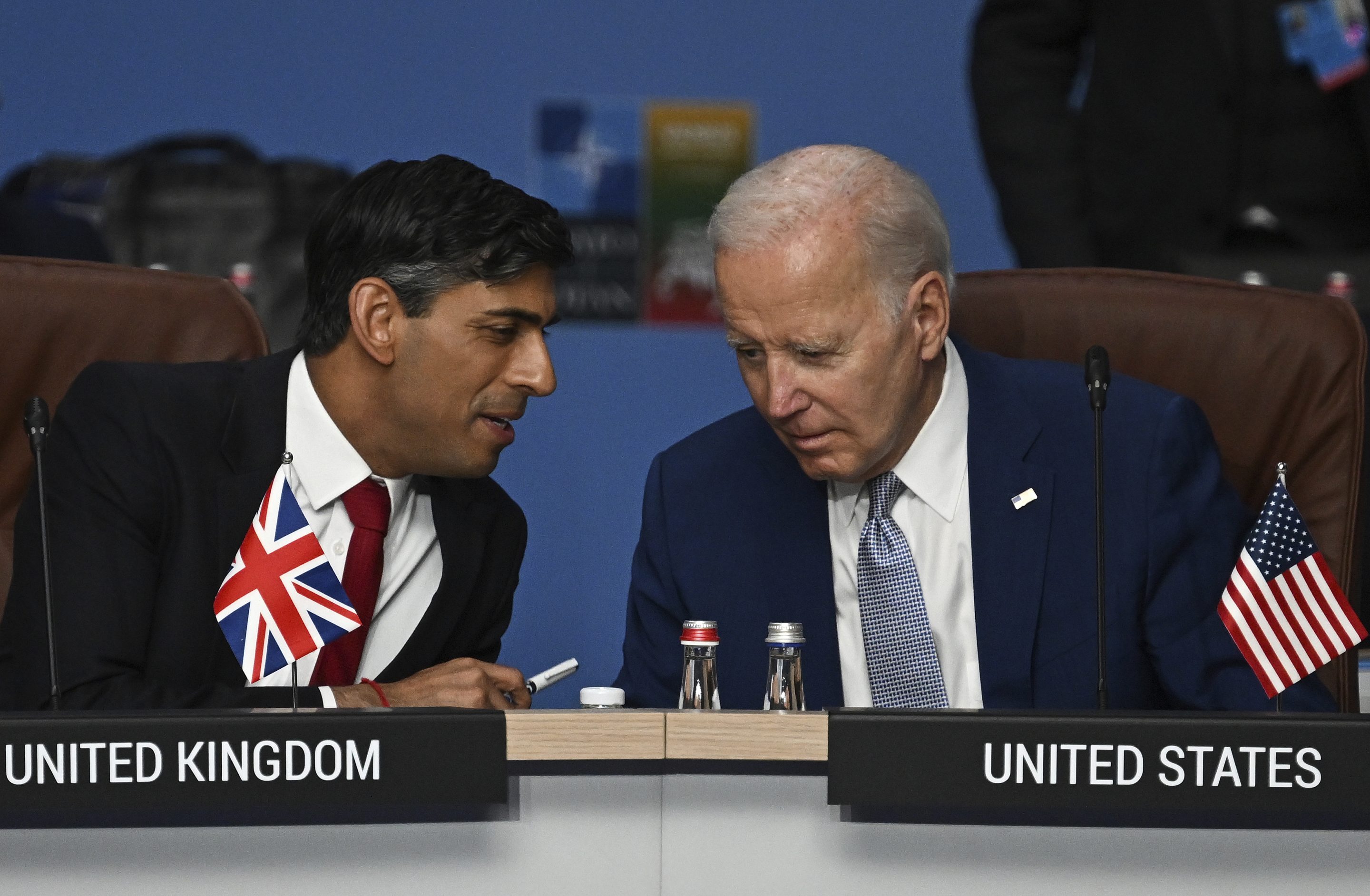 Rishi Sunak, Joe Biden