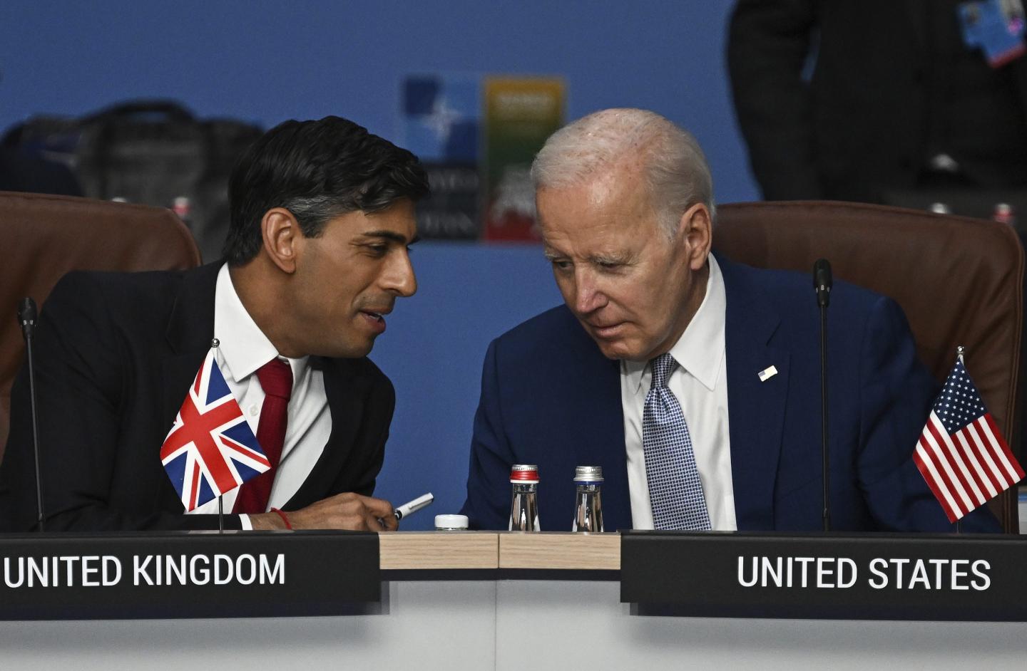 Rishi Sunak, Joe Biden