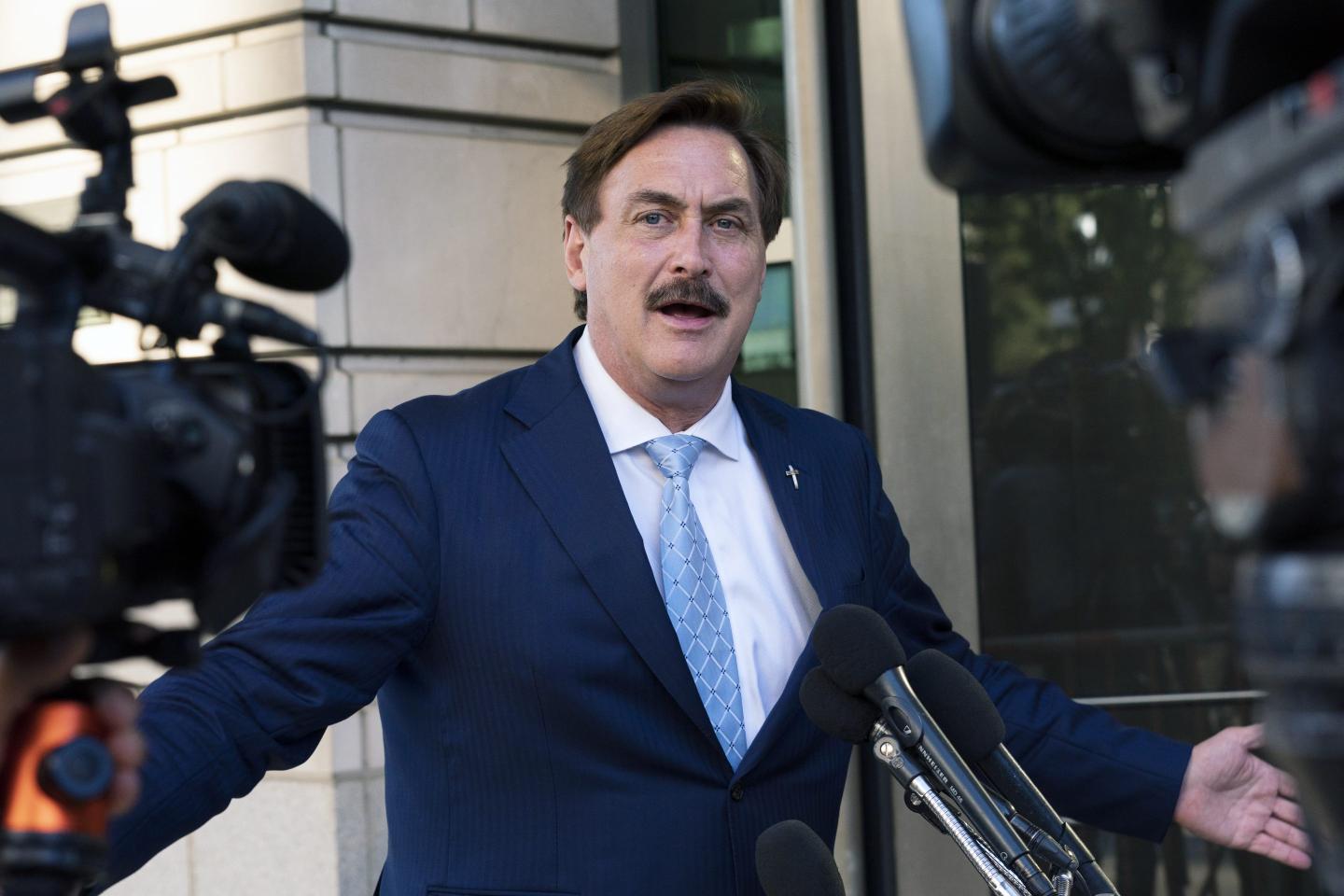 Mike Lindell suggests Fox News is trying to silence him by stopping MyPillow ads while network says his company hasn’t paid the bills
