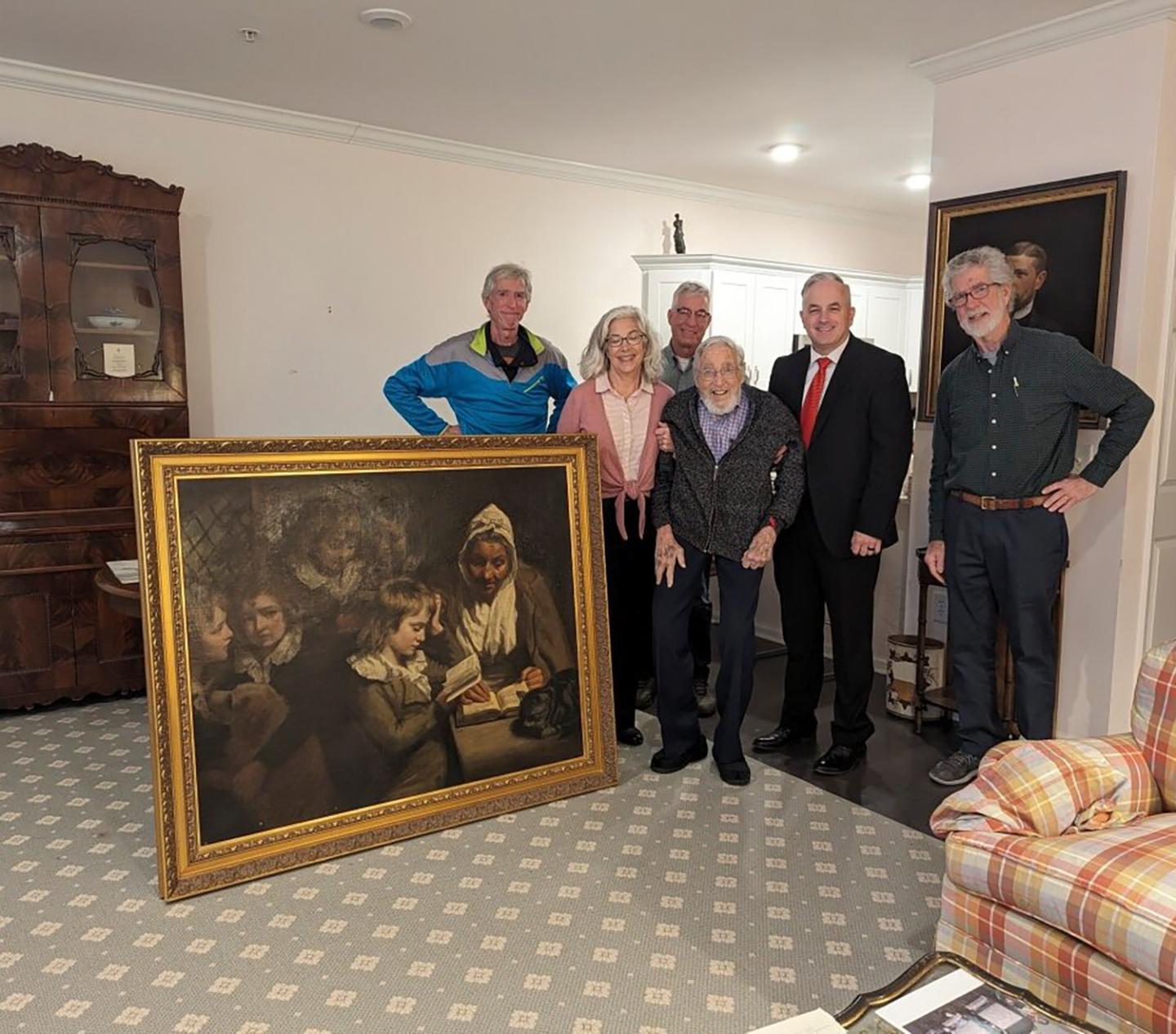 1784 British painting stolen by New Jersey mobsters is returned to the owner’s son—54 years later: ‘This piece of art, what a history it’s had’