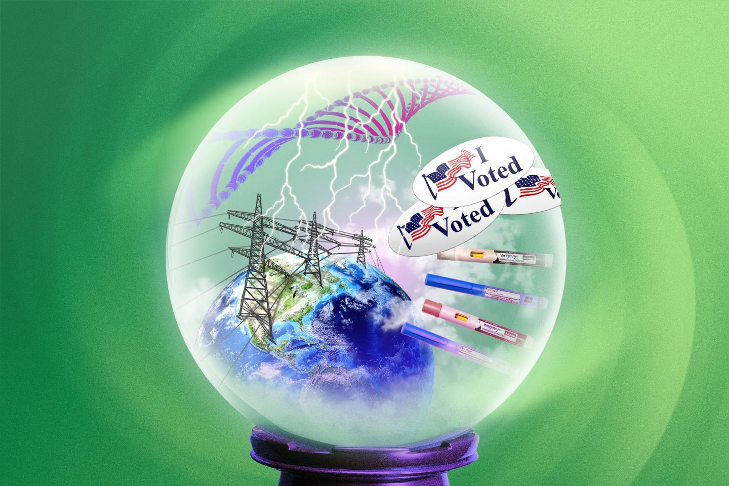 Predictions from top investors on climate, politics, and health for 2024