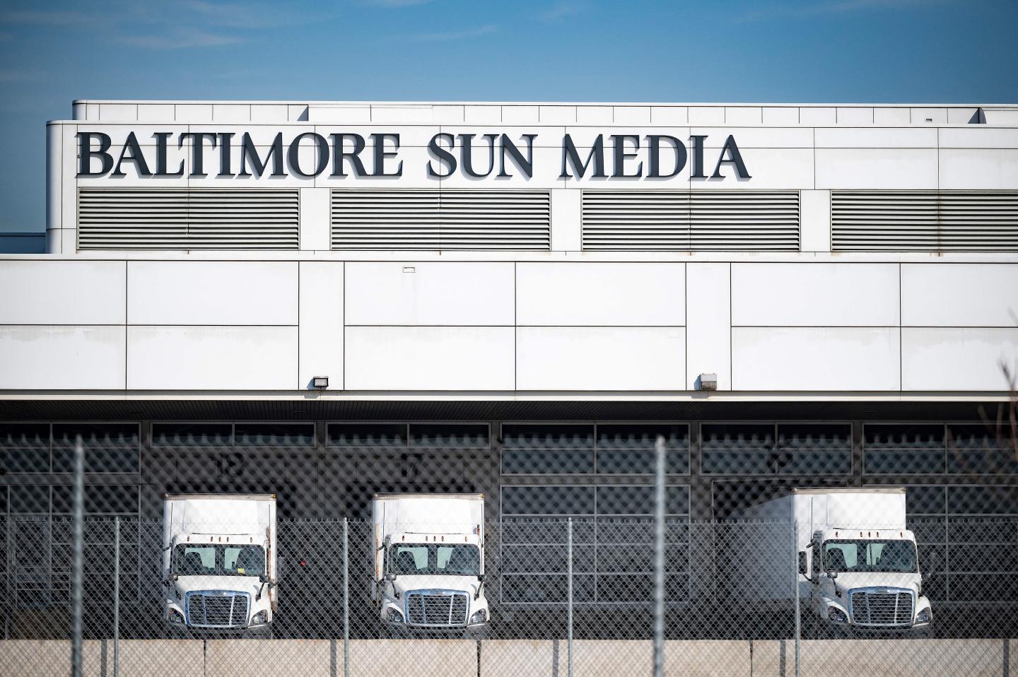 The Baltimore Sun building is seen in Baltimore