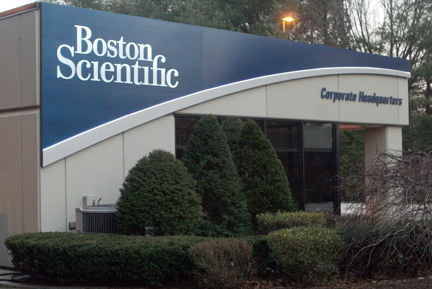 Boston Scientific headquarters as pictured on Jan. 19, 2007. The company acquired device-maker Axonics Inc. for $2.7 billion on Monday.