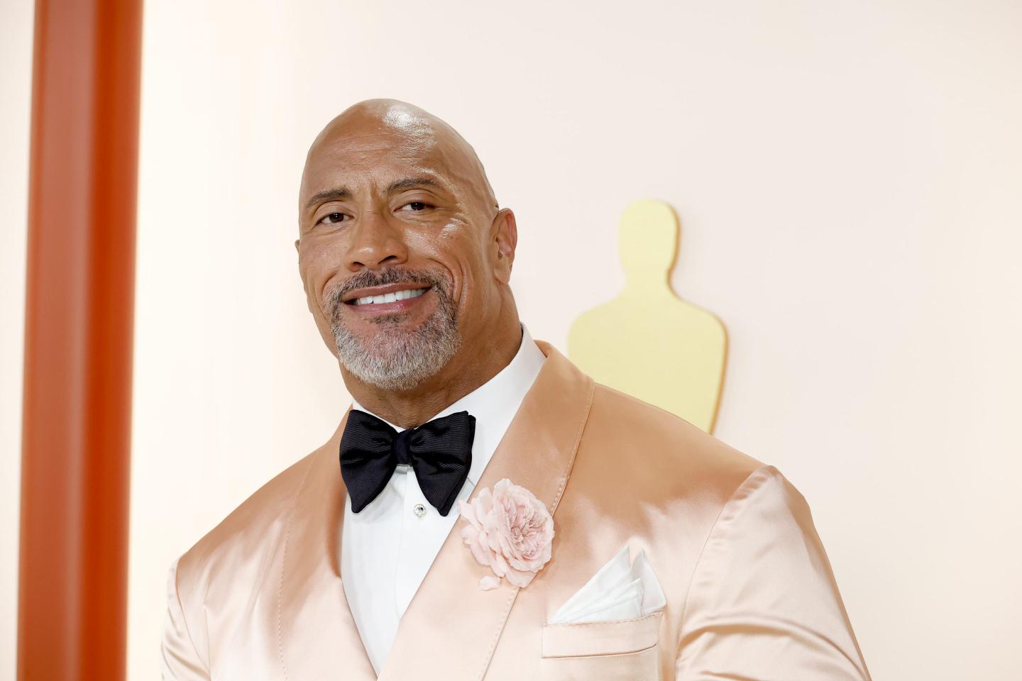 Dwayne Johnson attends the 95th Annual Academy Awards