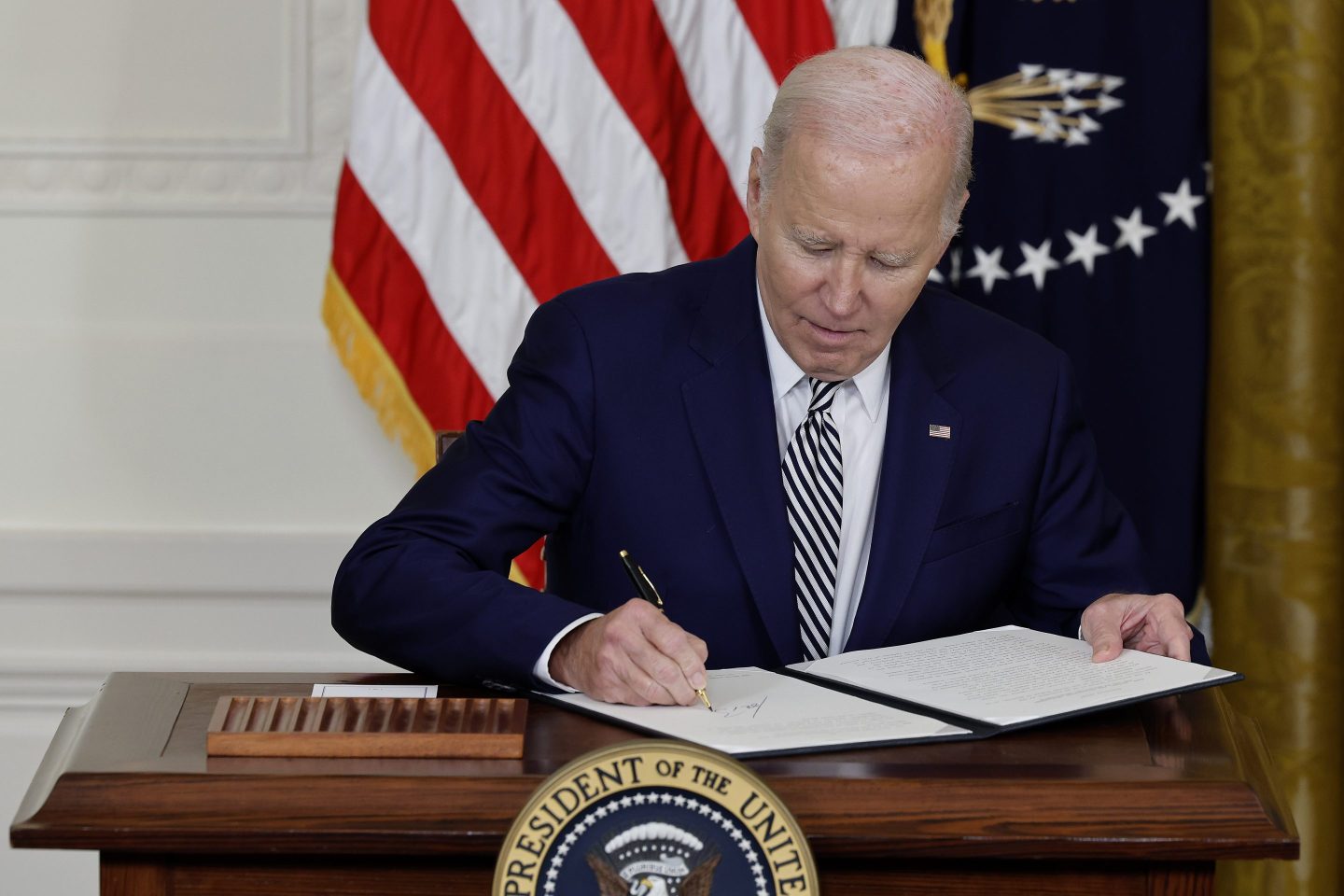 On Oct. 30., President Joe Biden signs a new executive order guiding his administration's approach to artificial intelligence.