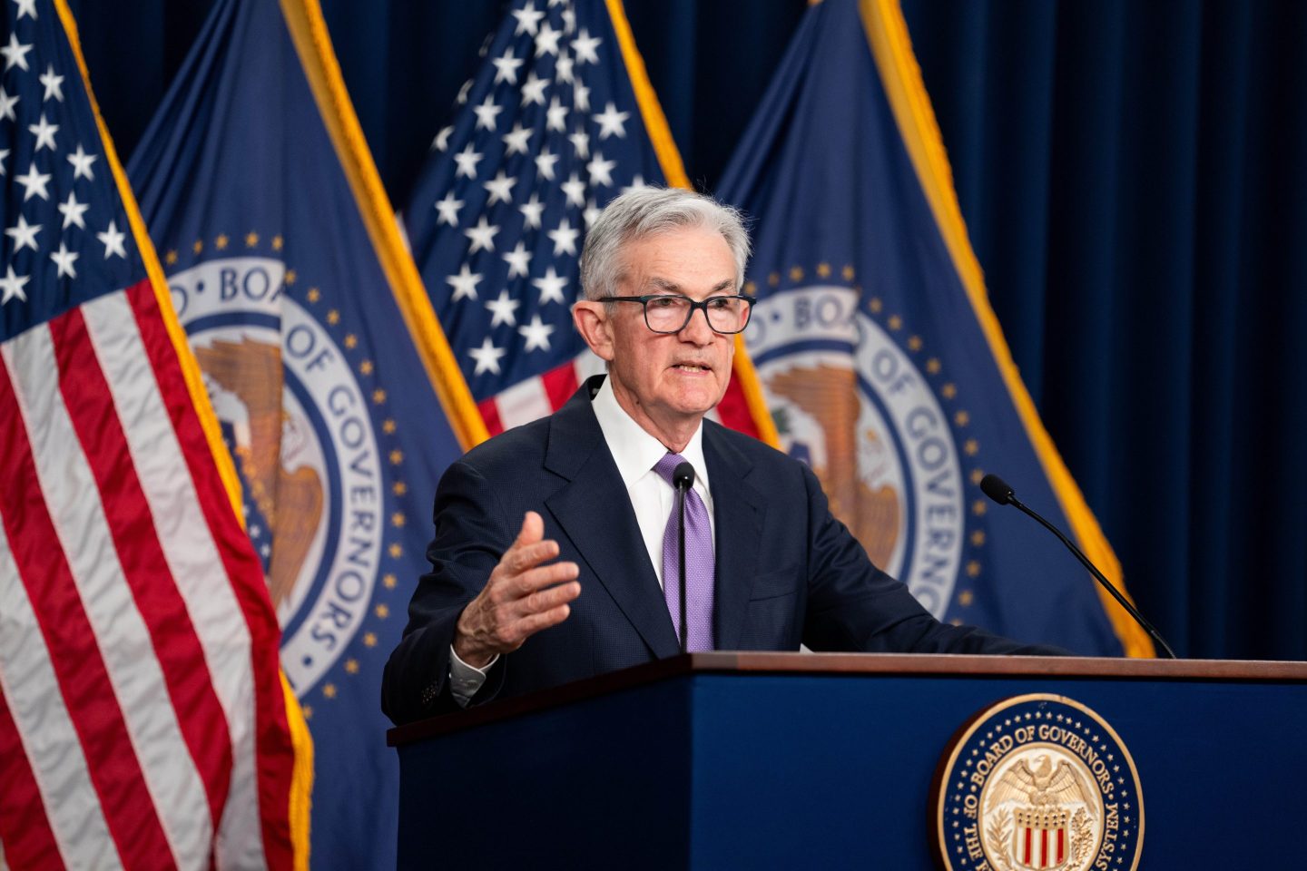 Fed Chair Jerome Powell has struck a hawkish tone on inflation.