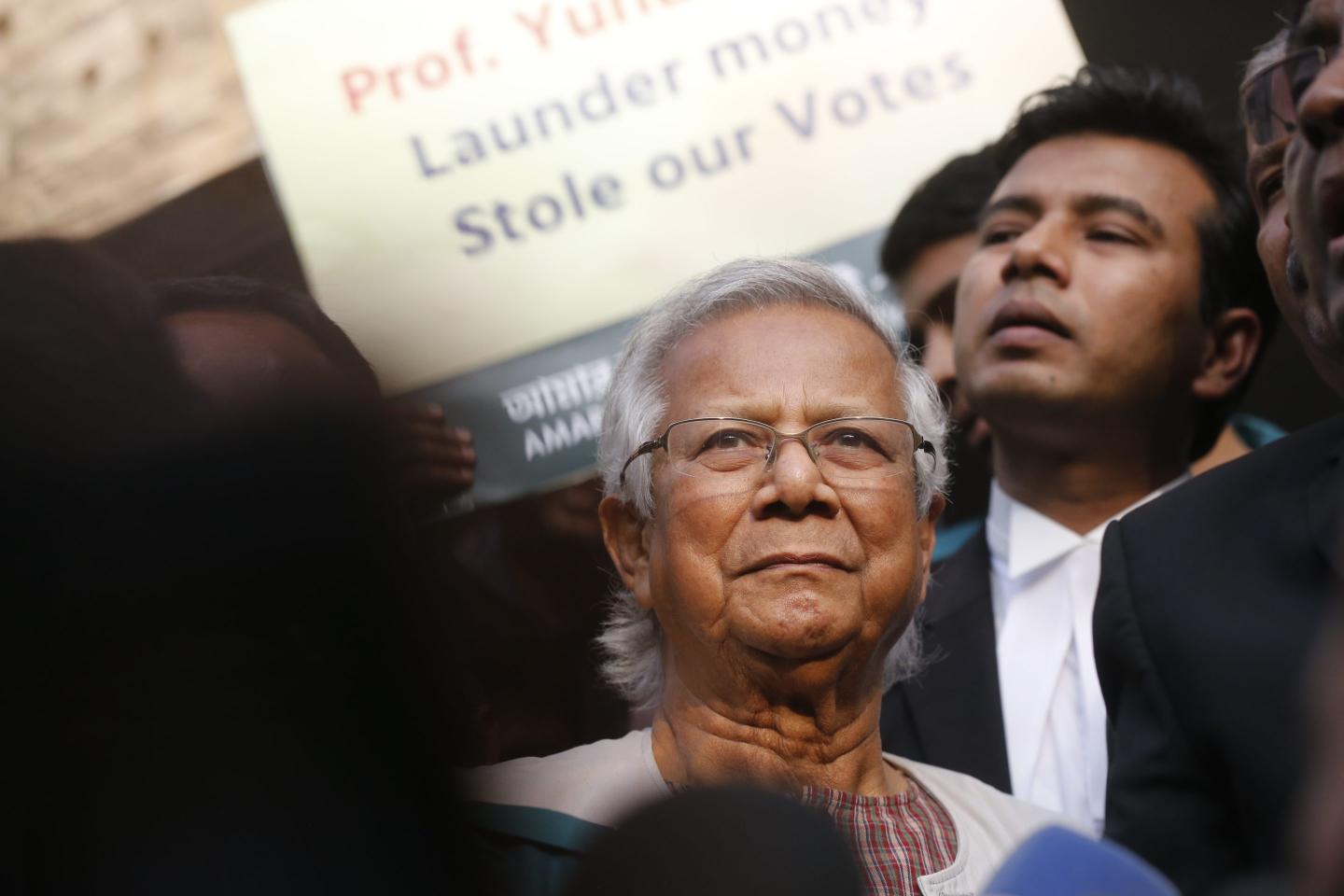 The Nobel-winning banker behind the microfinance movement faces six months in jail, and supporters think it’s politically motivated