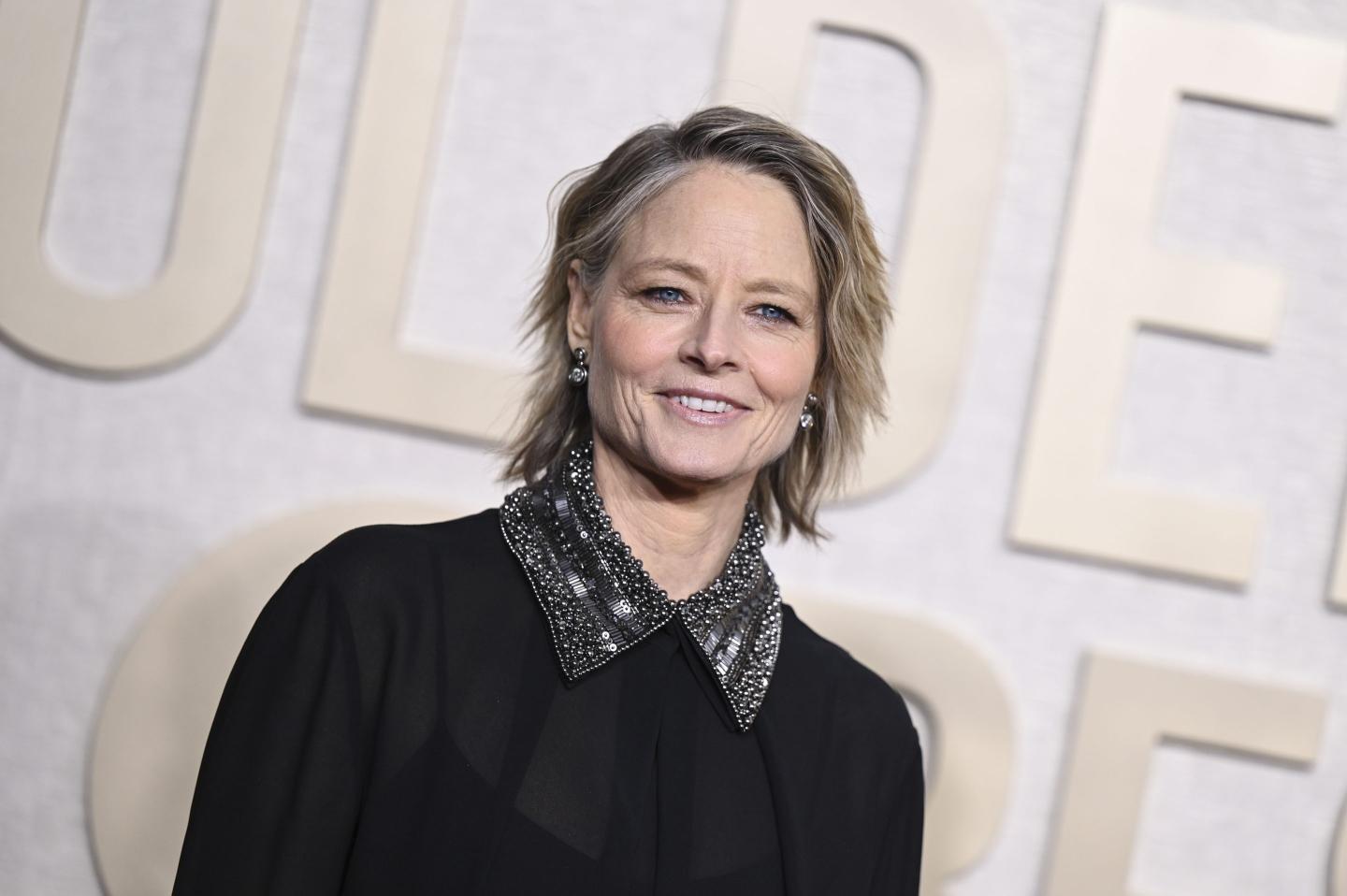Jodie Foster at the 81st Golden Globe Awards