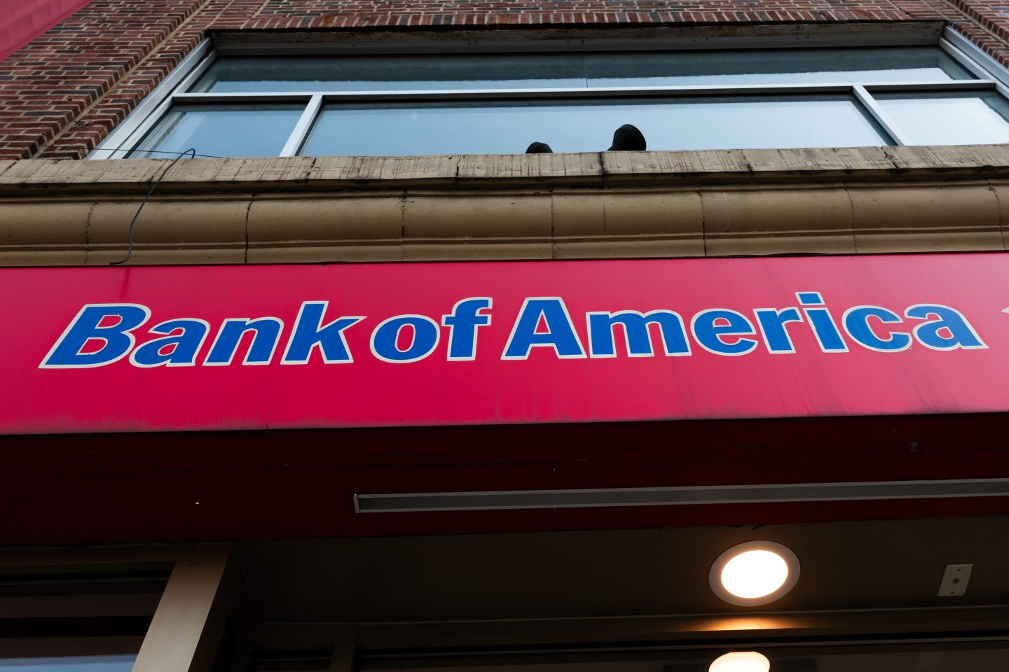 Bank of America sign