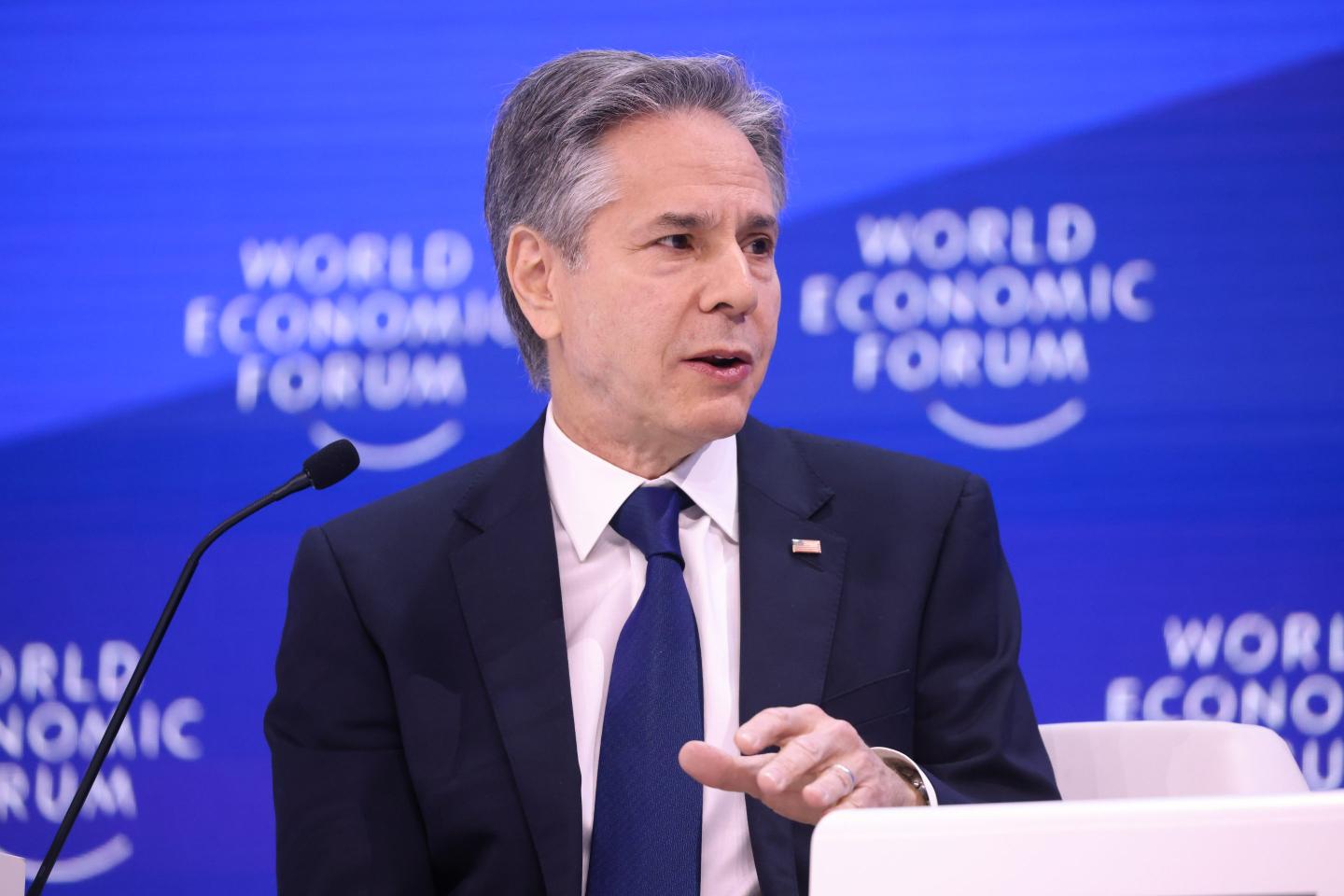 Secretary of State Blinken’s return from Davos delayed after his Boeing plane breaks down