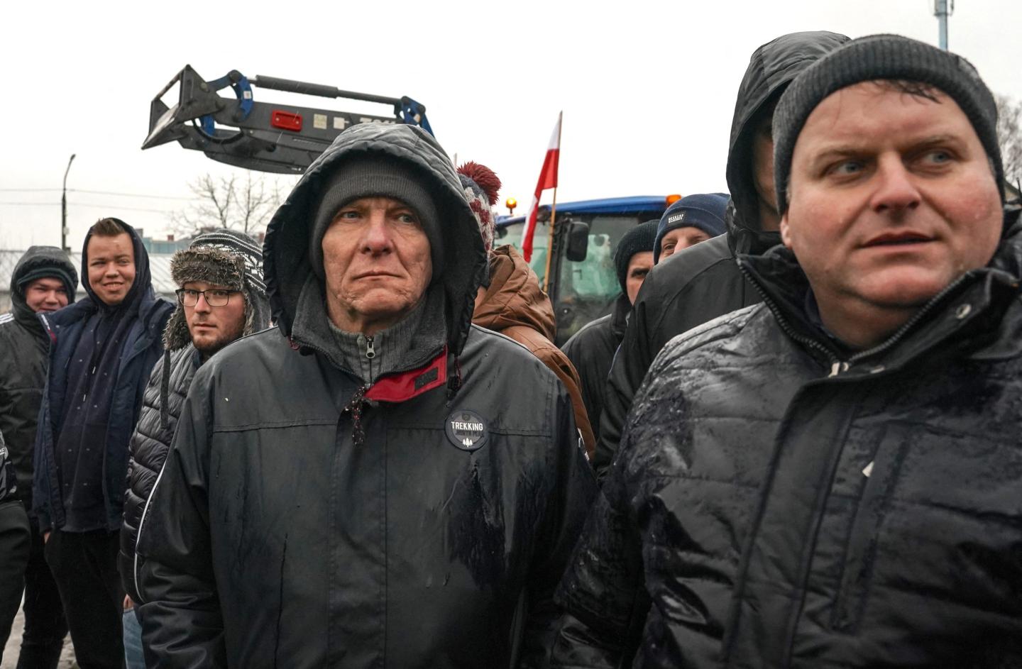 Polish farmers protest