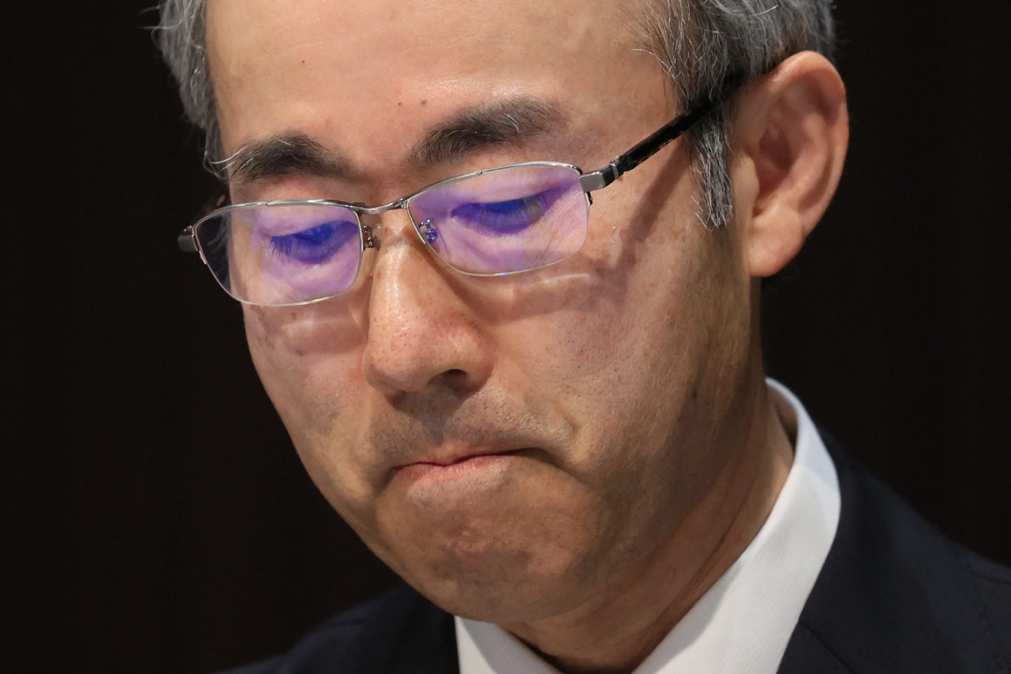 Toyota Industries President Koichi Ito attends a press conference in Tokyo on Jan. 29, 2024.