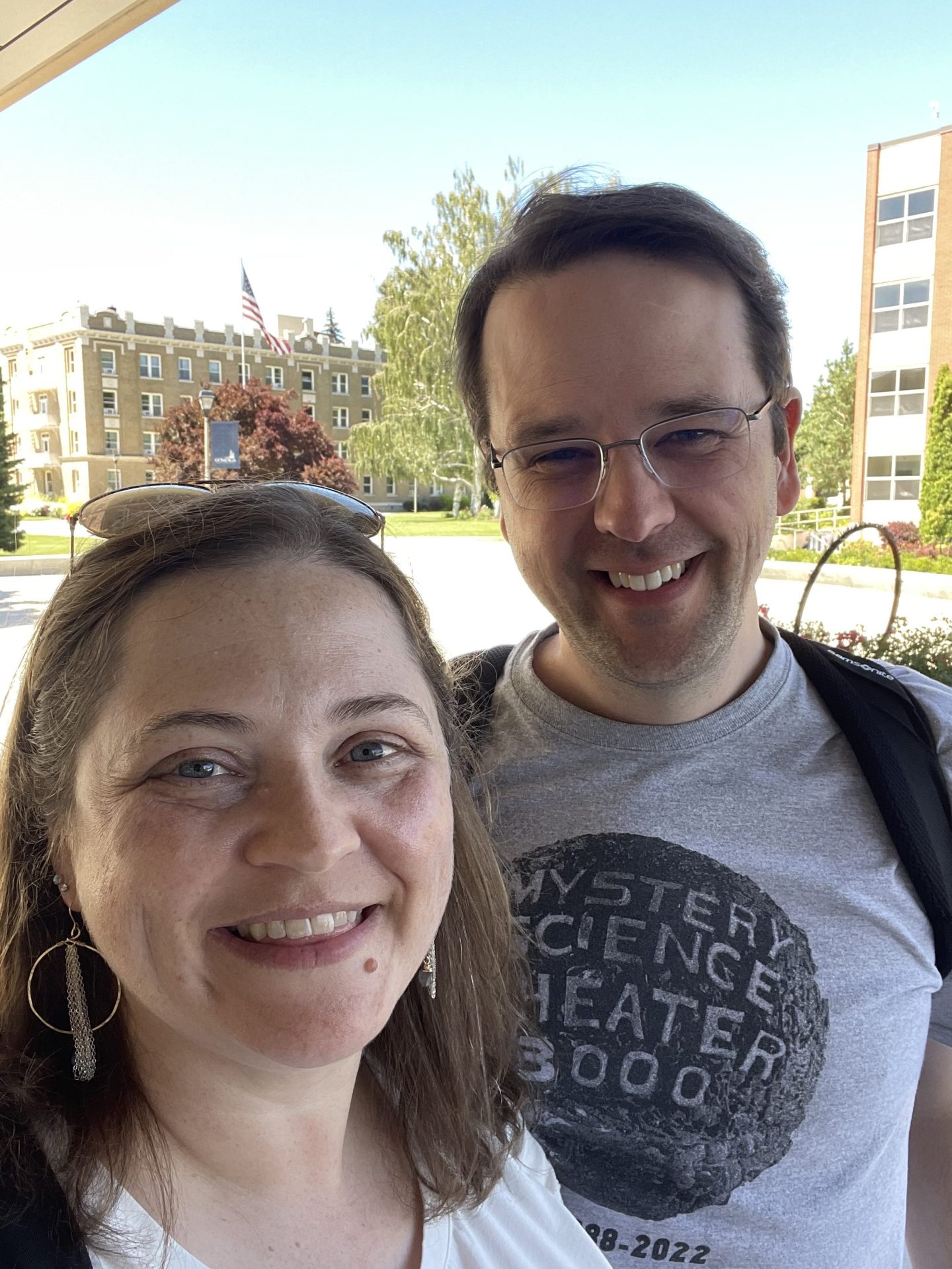 Michelle Milkowski and her husband, Shawn Allen.