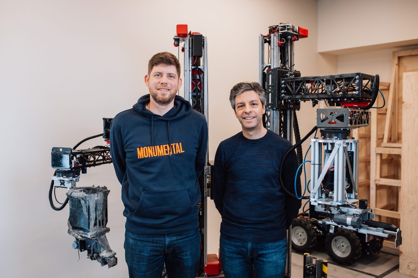 Monumental co-founders Sebastiaan Visser and Salar al-Khafaji