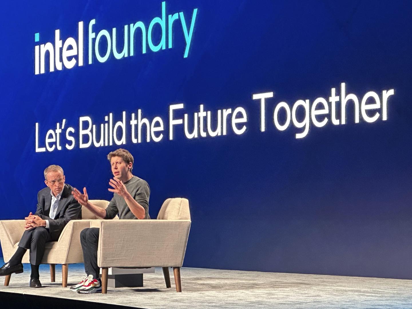 Sam Altman, Pat Gelsinger