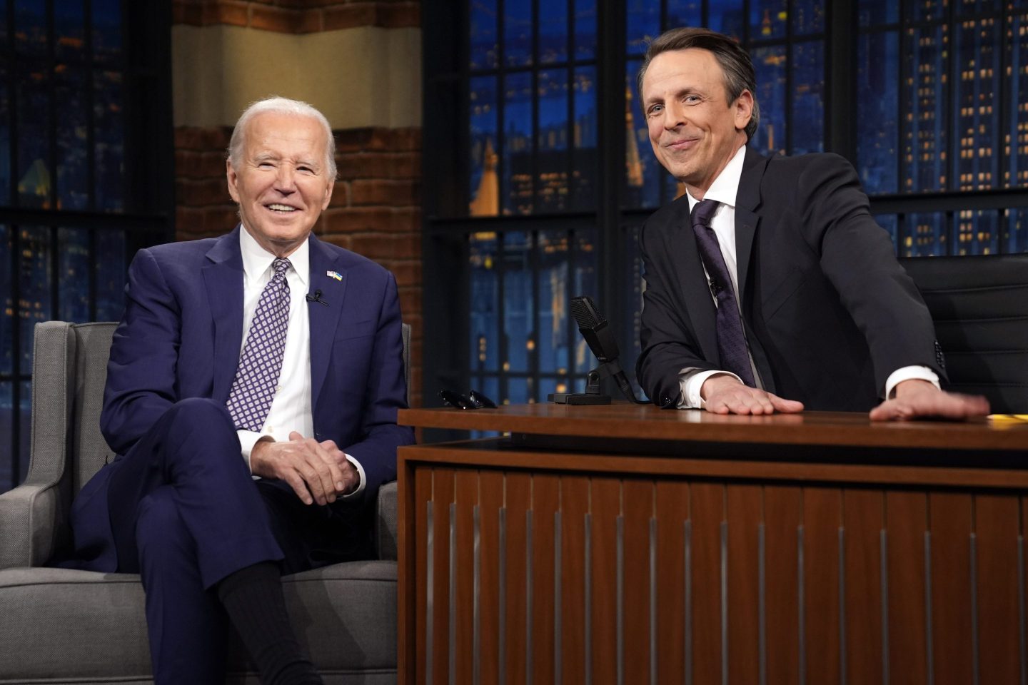 Joe Biden, Seth Meyers