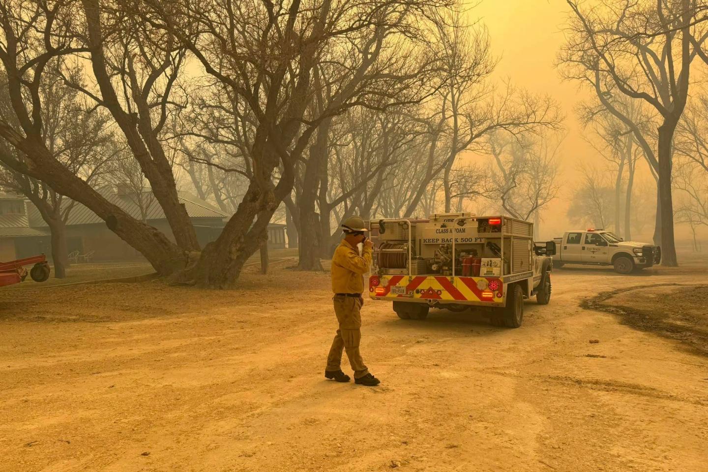 Texas Panhandle wildfire hits nearly 800 square miles, second-largest in state history, shutting down nuclear weapons facility
