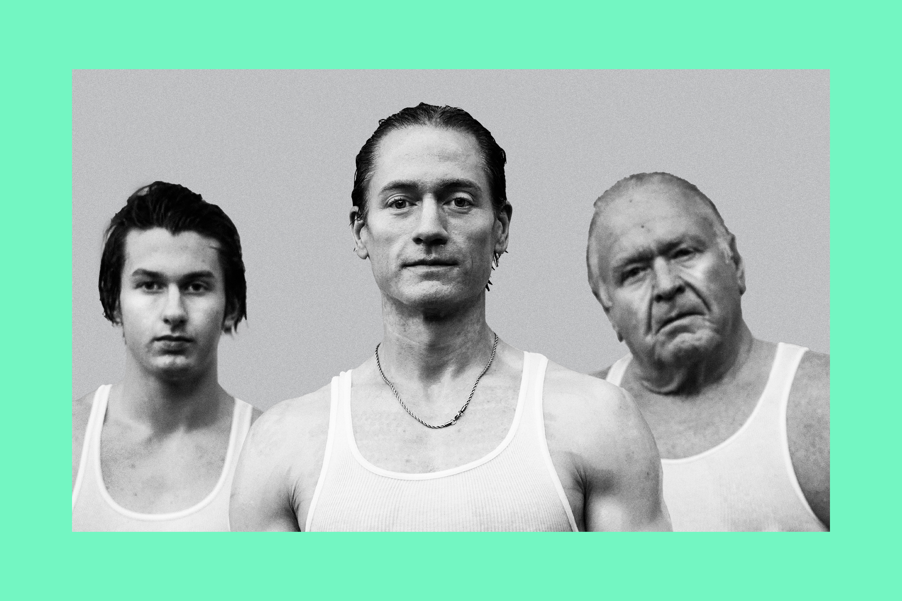 Runner pushing hard on a track under stadium lights