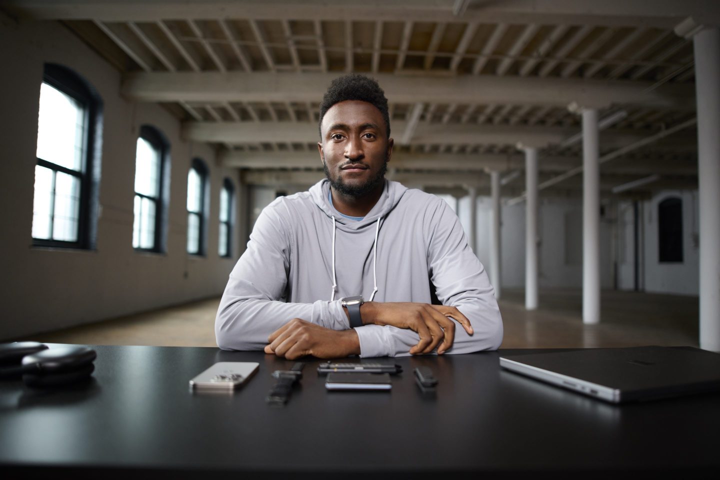 YouTuber Marques Brownlee aka MKBHD