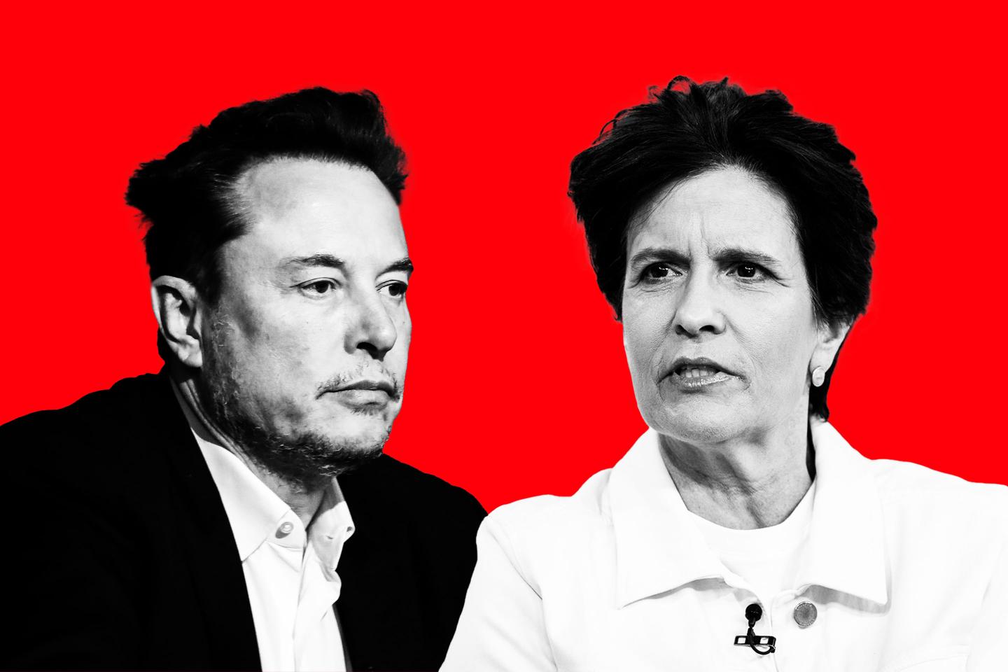 Elon Musk and Kara Swisher