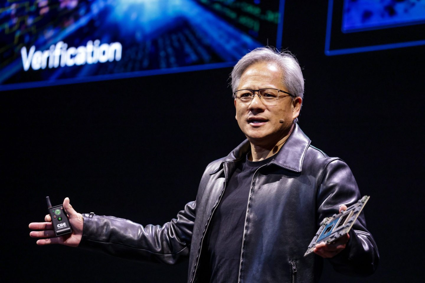Jensen Huang, cofounder and chief executive officer of Nvidia.