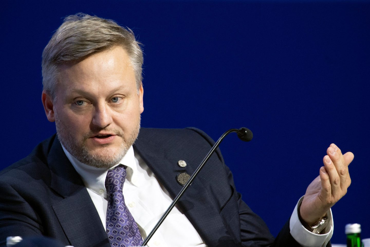 BP Plc surged to a two-month high after accelerating share buybacks. Chief Executive Officer Murray Auchincloss was appointed last month.