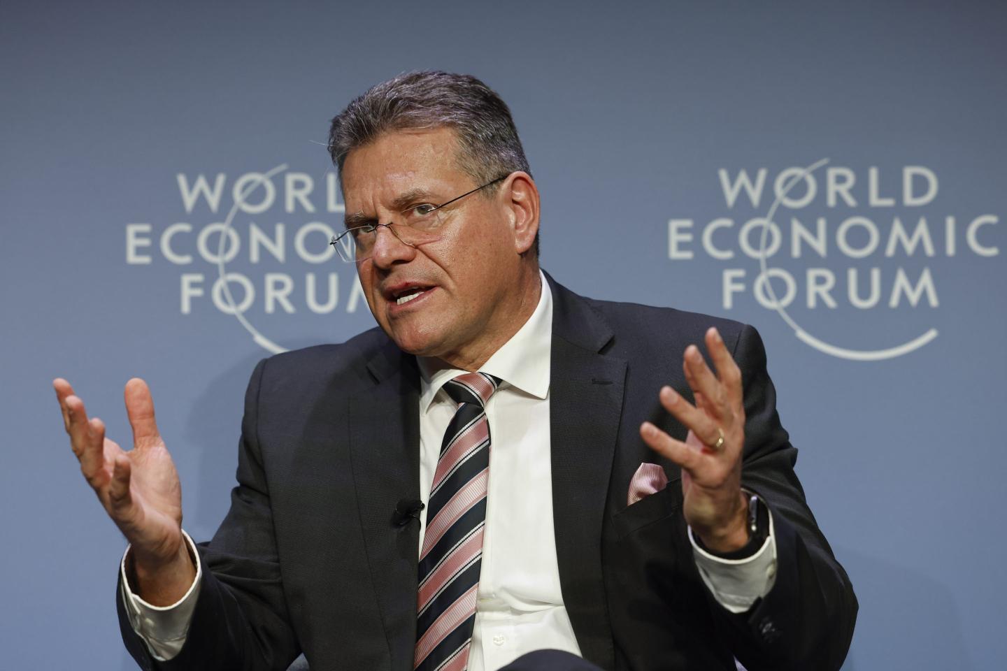 Maros Sefcovic, vice president of the European Commission