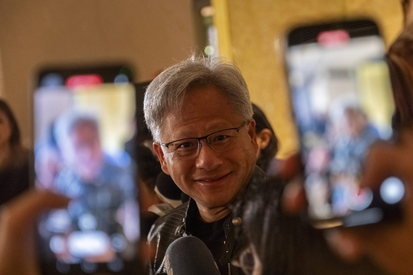 Jensen Huang, co-founder and chief executive officer of Nvidia.