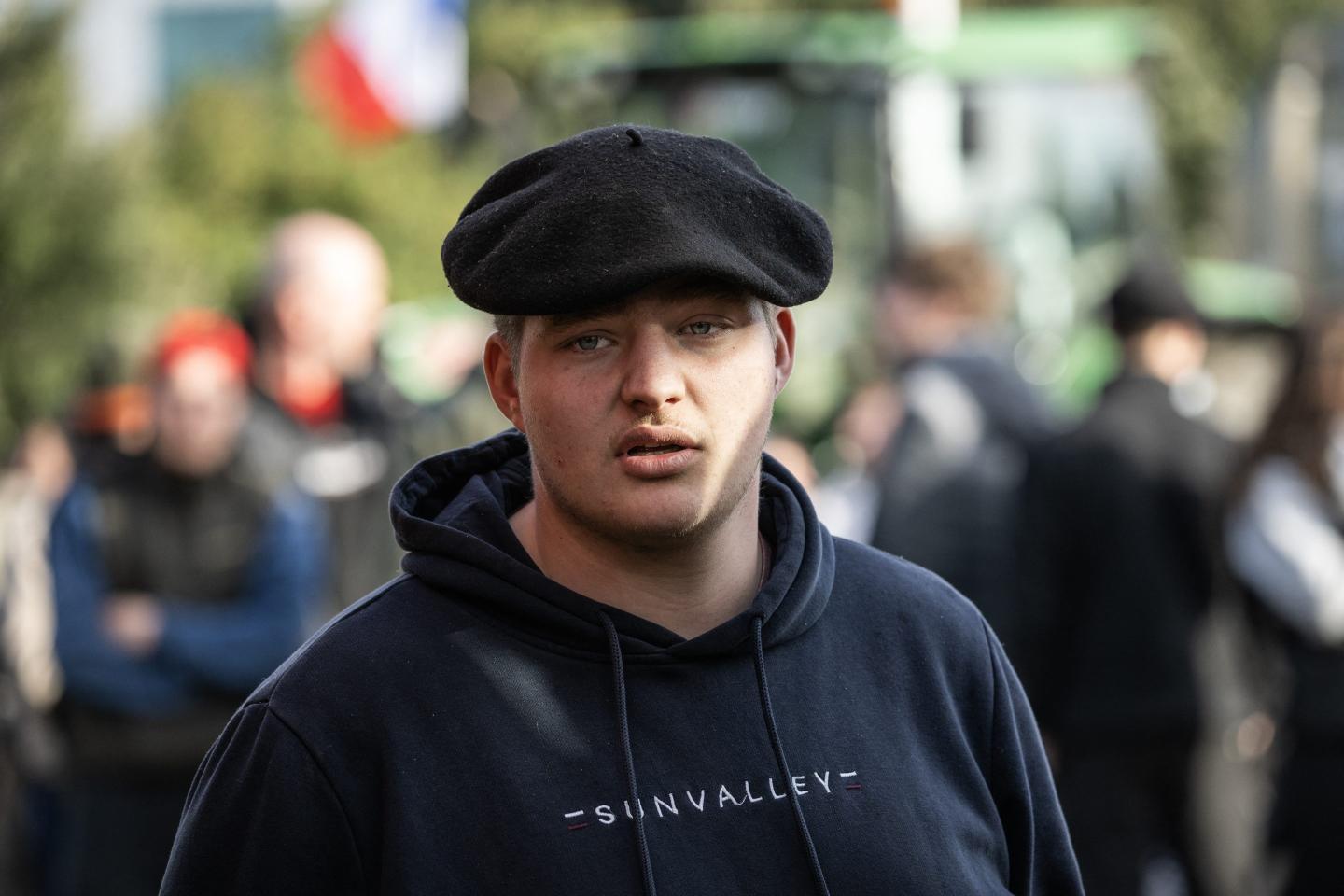 French farmer protest