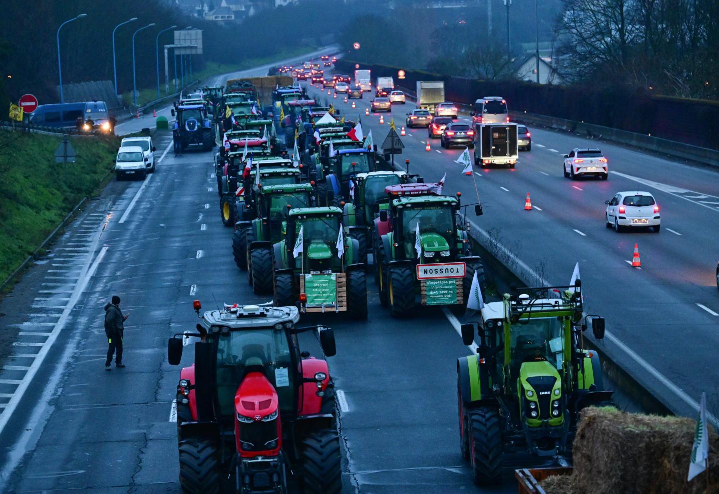 French farmer protests