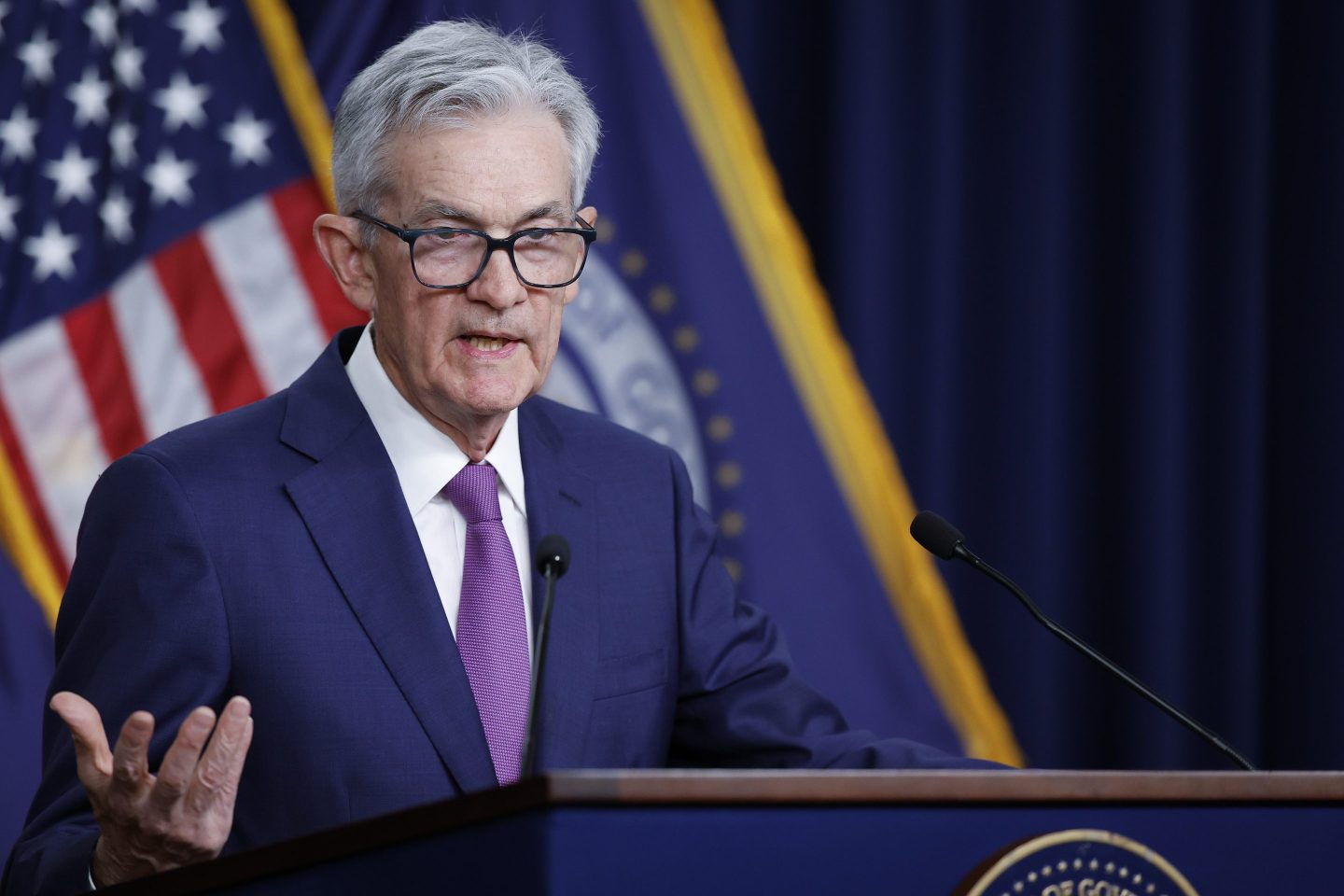 Federal Reserve Board Chairman Jerome Powell on Jan. 31, 2024, in Washington, D.C.