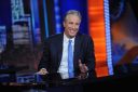Jon Stewart on the set of "The Daily Show"