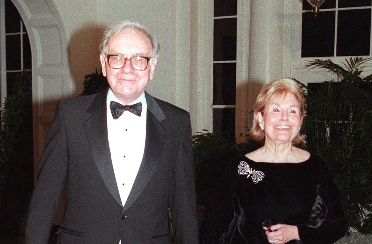 Warren Buffett and his first wife, Susan