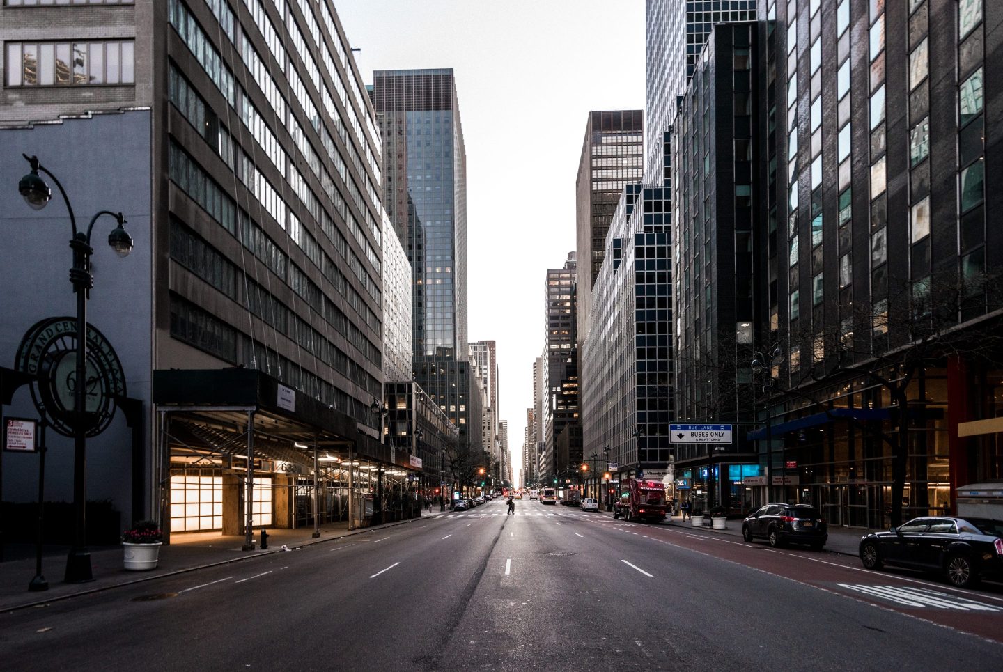 Commercial real estate in New York.