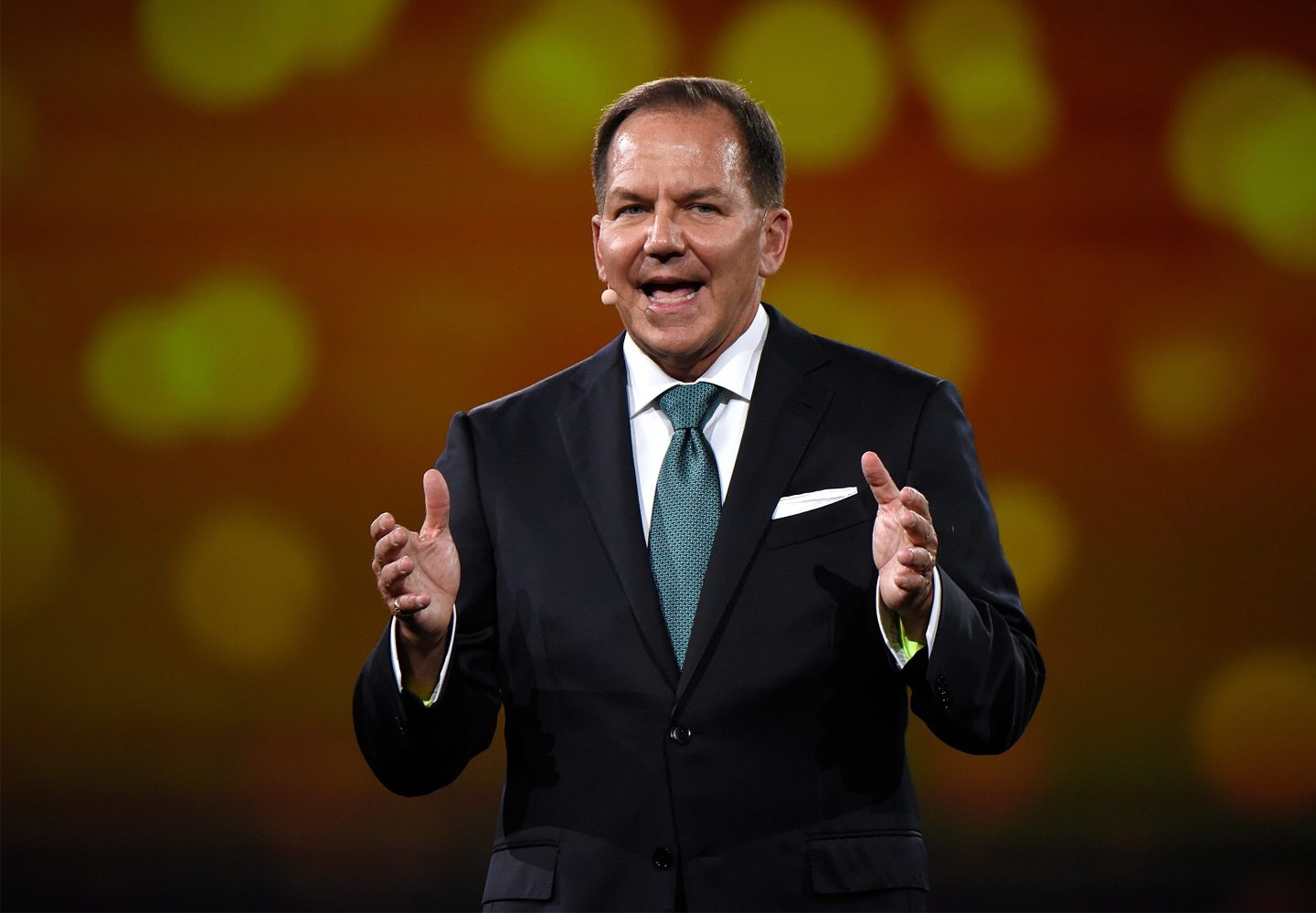 Noted investor Paul Tudor Jones said the large U.S. budget deficit is risky over the long term.