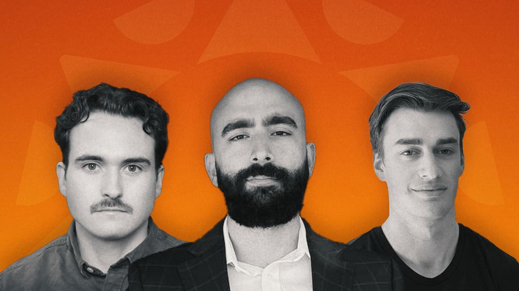 Helius cofounders (from left) Liam Vovk, Mert Mumtaz, and Nick Pennie.